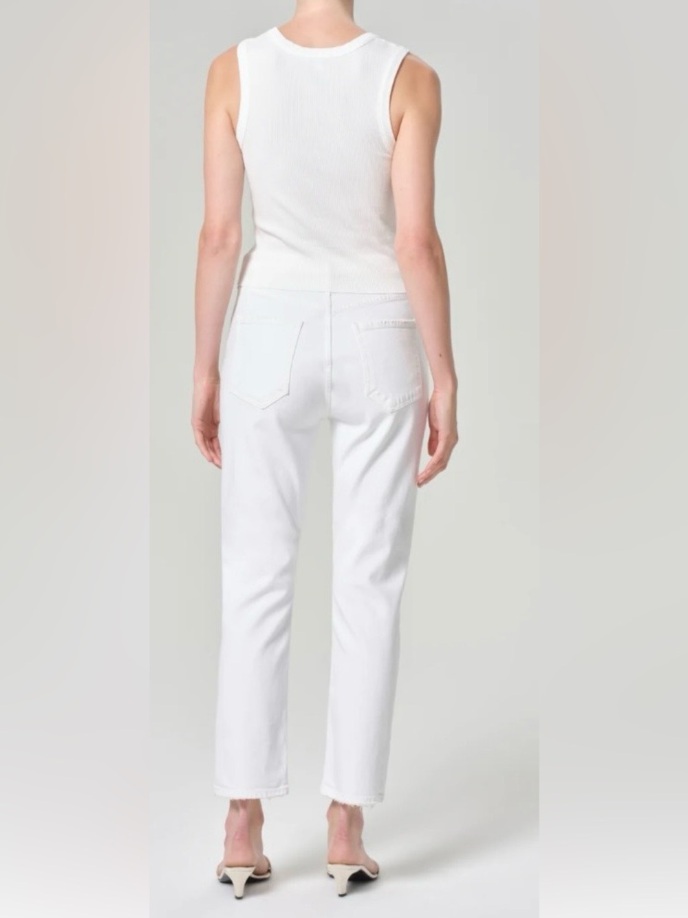 Agolde Riley High Rise Straight Crop Jeans - Picture 2 of 7